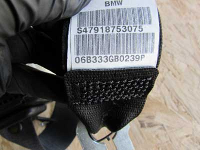 BMW Seat Belt, Rear Left 72117918753 E63 645Ci 650i M68